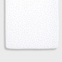 Organic Crib Fitted Sheet - White Rice