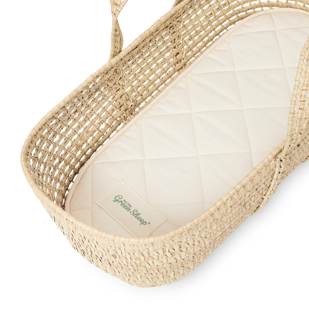 Natural Moses Basket Mattress to fit Clair De Lune
