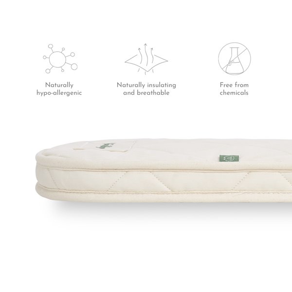 Natural Carrycot Mattress to fit Bugaboo Fox 5