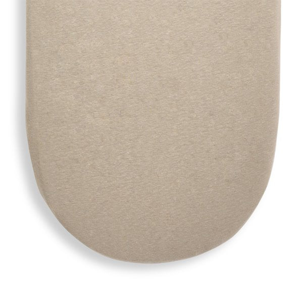 Organic Moses Basket Fitted Sheet - Truffle