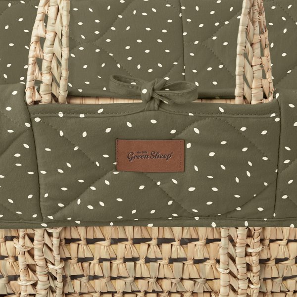 Natural Quilted Moses Basket Replacement Liner – Juniper Rice