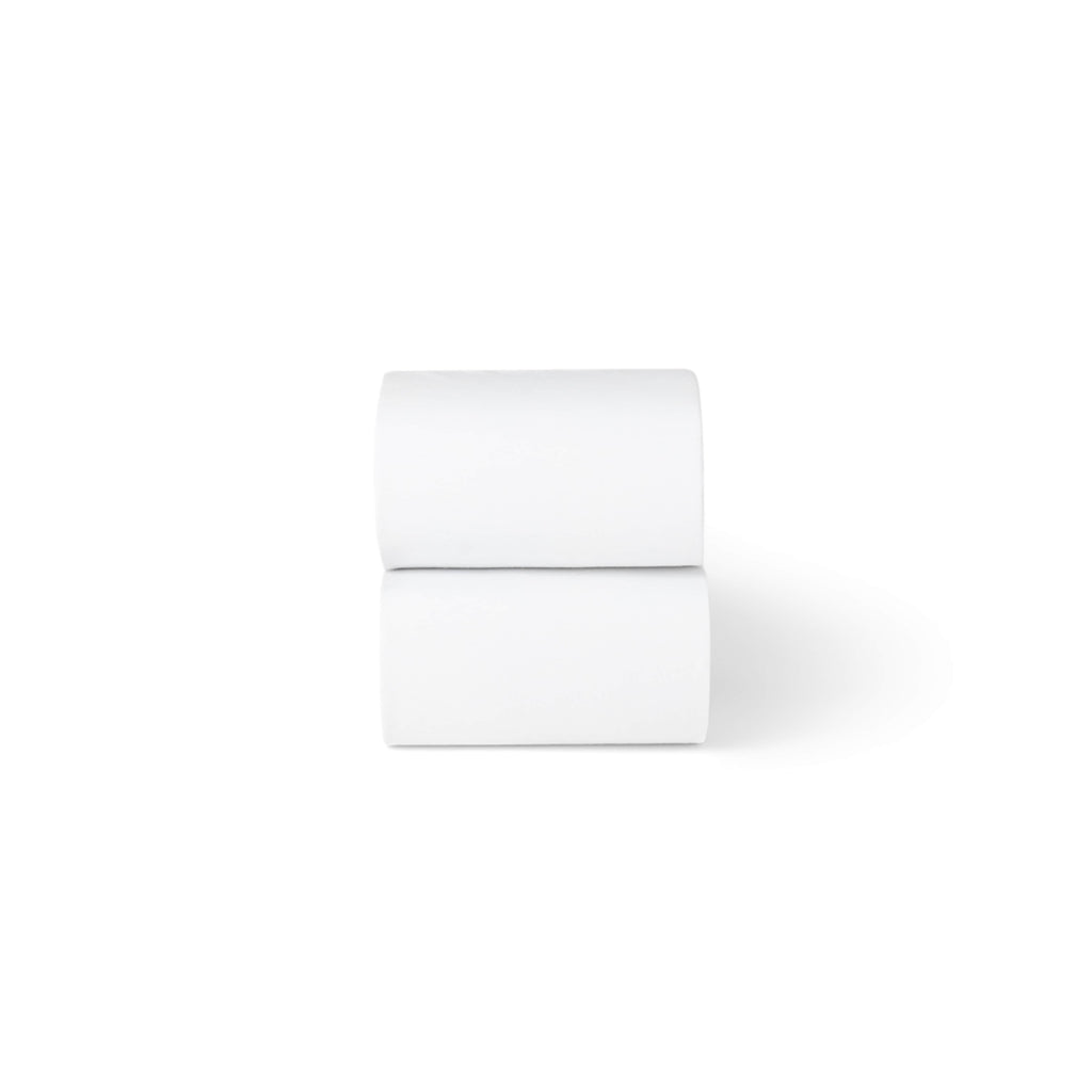 Organic Moses Basket Fitted Sheets in White