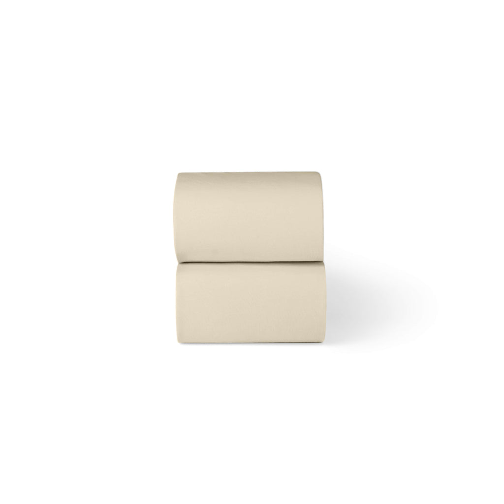 Organic Moses Basket Fitted Sheets in Linen