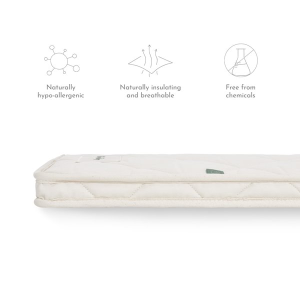 The Little Green Sheep - Natural Crib Mattress to fit Maxi-Cosi Iora