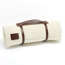 Organic Knitted Fleece Baby Blanket Linen