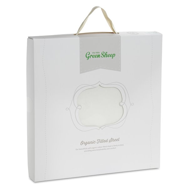 Organic Single Jersey Fitted Sheet 90x190cm