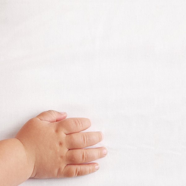 Organic Crib Fitted Sheet - White