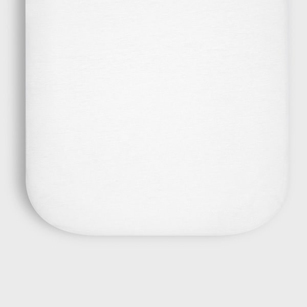 Organic Crib Fitted Sheet - White