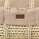 Wheat Knit Moses Basket Replacement Liner - Truffle