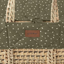 Natural Quilted Moses Basket Replacement Liner – Juniper Rice