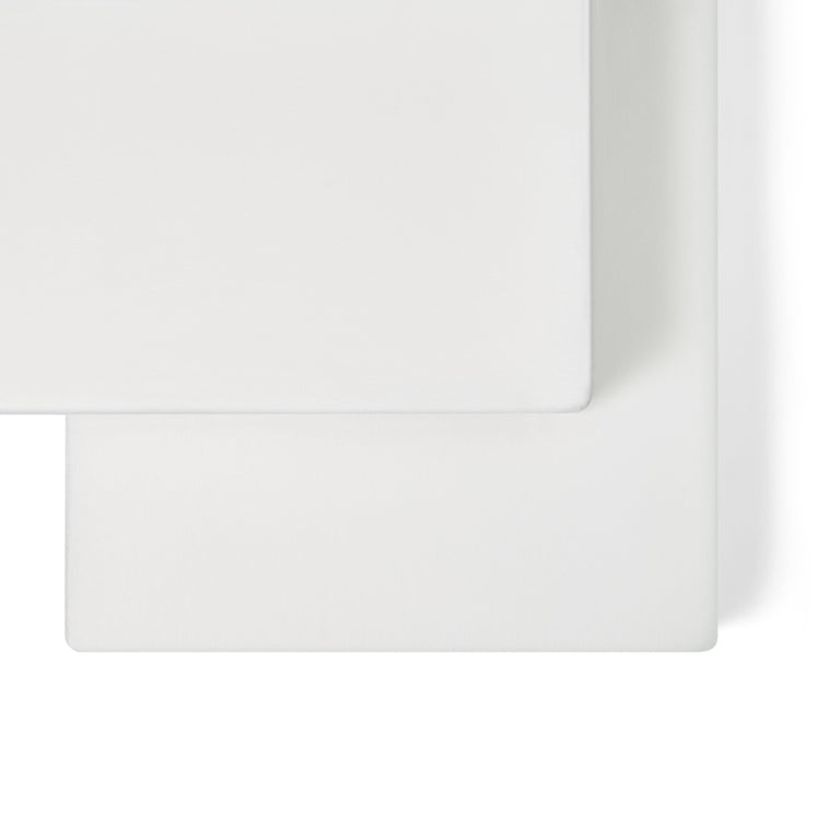 Organic Cot & Cot Bed Fitted Sheets in White