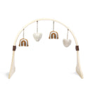 Curved Wooden Baby Play Gym & Charms Set Rainbow