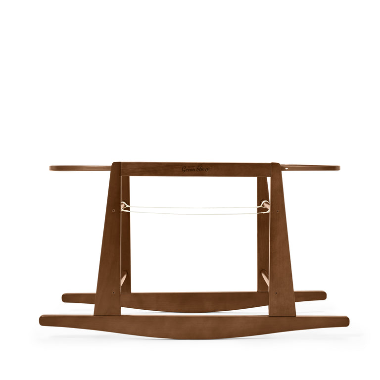 Moses Basket Walnut Rocking Stand