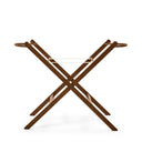 Moses Basket Walnut Foldable Stand