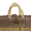 Furrow Knit Moses Basket Replacement Liner - Cocoa