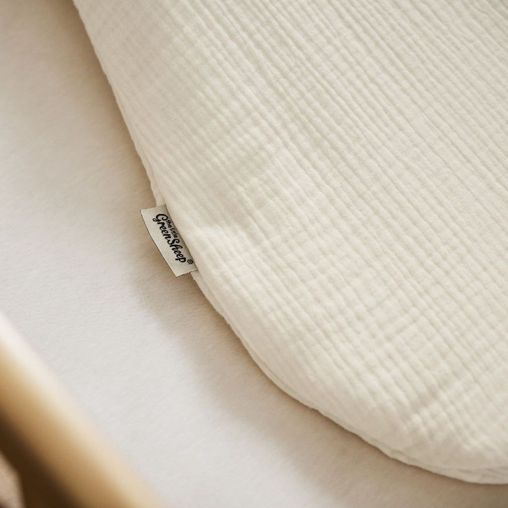 Organic Muslin Baby Sleeping Bag in Ecru - 2.5 Tog