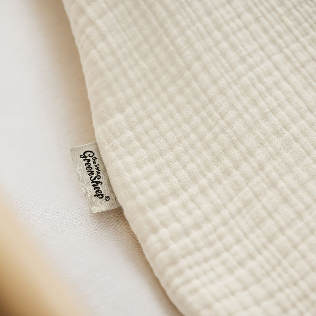 Organic Muslin Baby Sleeping Bag in Ecru