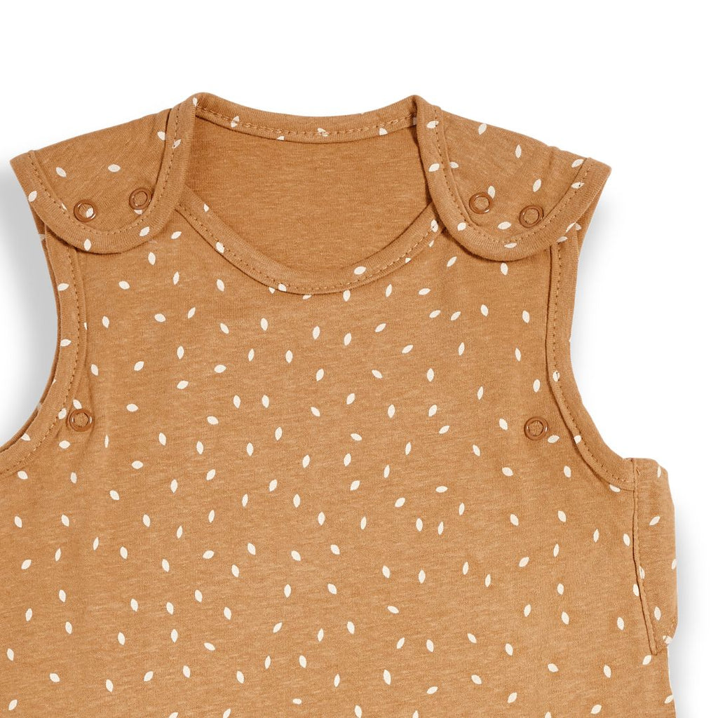 Organic Baby Sleeping Bag Honey Rice - 1.0 Tog