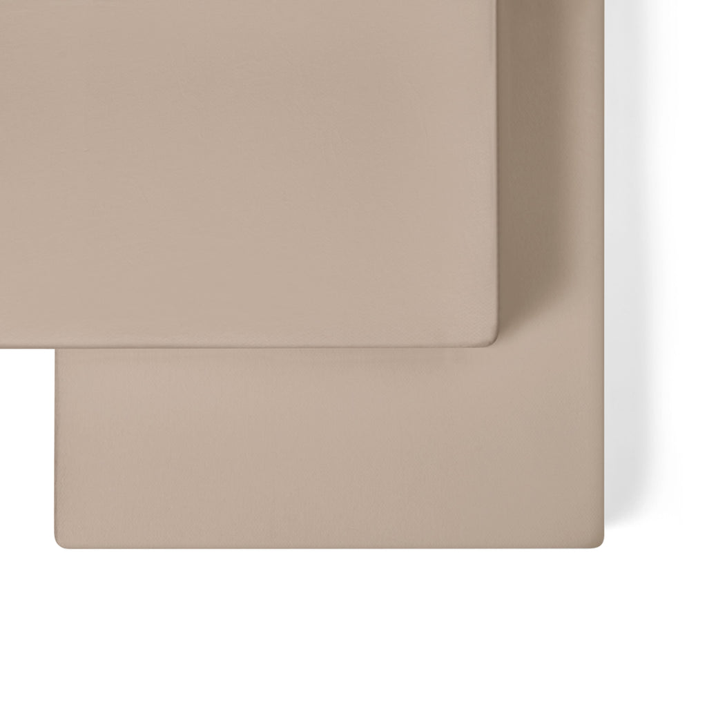 Organic Cot & Cot Bed Fitted Sheets in Truffle