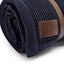 Little Green Sheep Baby blanket Organic Knitted Fleece Baby Blanket Midnight