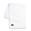 Little Green Sheep Baby blanket Organic Knitted Fleece Baby Blanket White