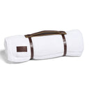 Organic Knitted Fleece Baby Blanket White