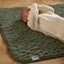 Little Green Sheep Baby Quilt Organic Dimple Quilt in Juniper