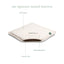 Little Green Sheep Carrycot Mattress Natural Carrycot Mattress to fit Bugaboo Cameleon