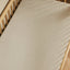 Little Green Sheep Cot & Cot Bed fitted Sheet Organic Cot & Cot Bed Fitted Sheets in Linen Cocoa