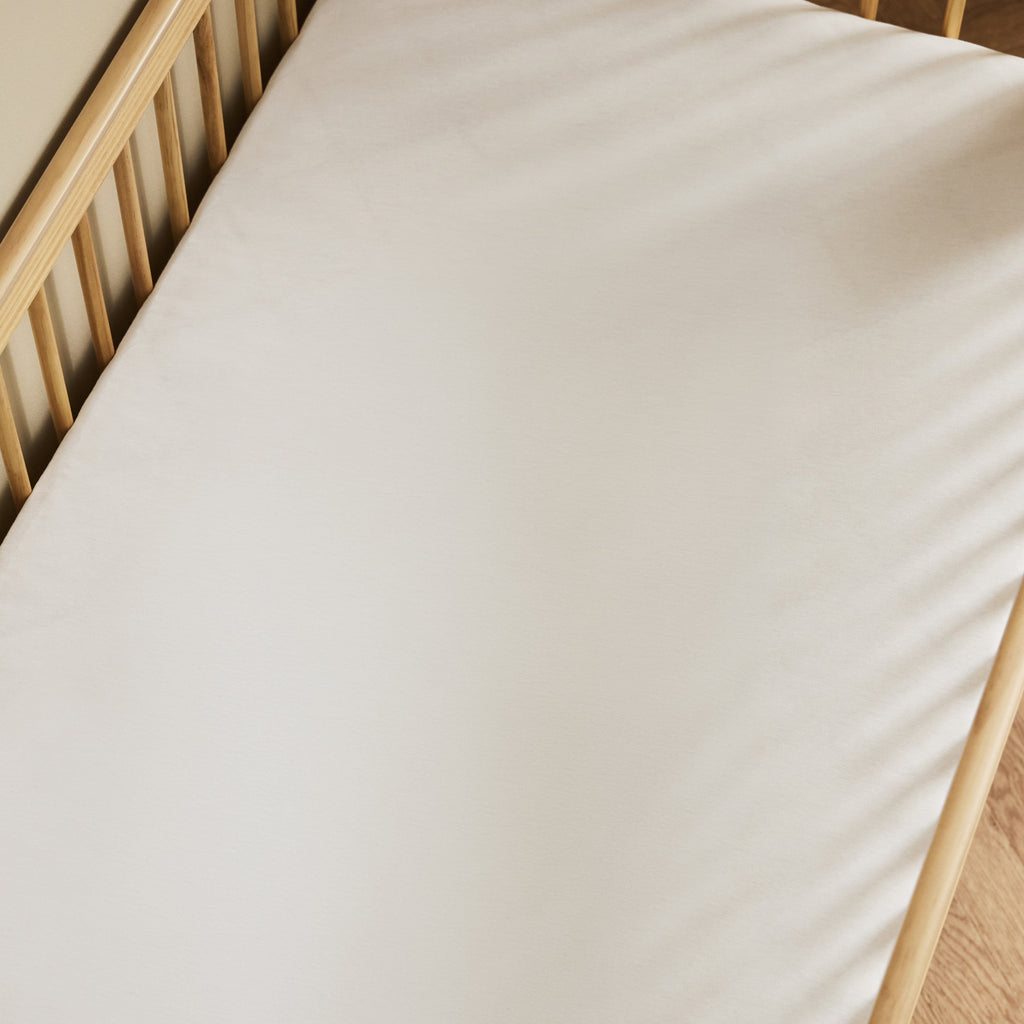 Little Green Sheep Cot & Cot Bed fitted Sheet Organic Cot & Cot Bed Fitted Sheets in White