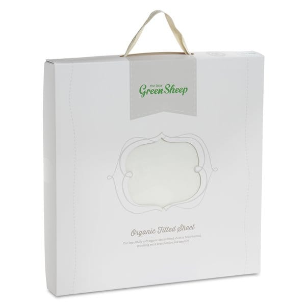 Little Green Sheep Cot & Cot Bed fitted Sheet Organic Jersey Fitted Sheet To Fit Stokke / Leander Cot 70x120cm