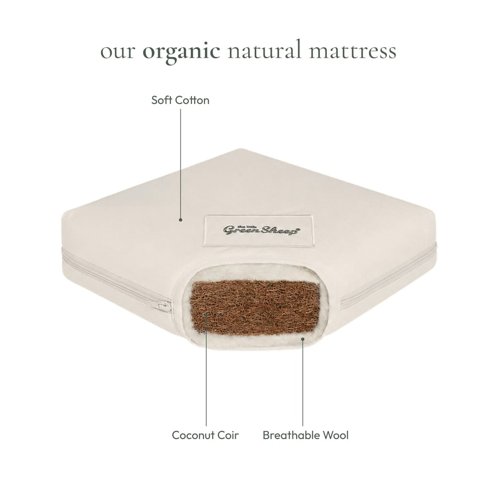 Little Green Sheep Cot Mattress Organic Cot Mattress 60x120cm