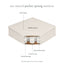 Little Green Sheep Cot Mattress Twist Natural Cot Mattress 70x132cm