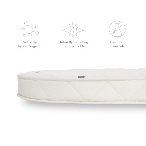 Little Green Sheep Cot Mattress Twist Natural Cot Mattress to fit Stokke Sleepi 68x122cm