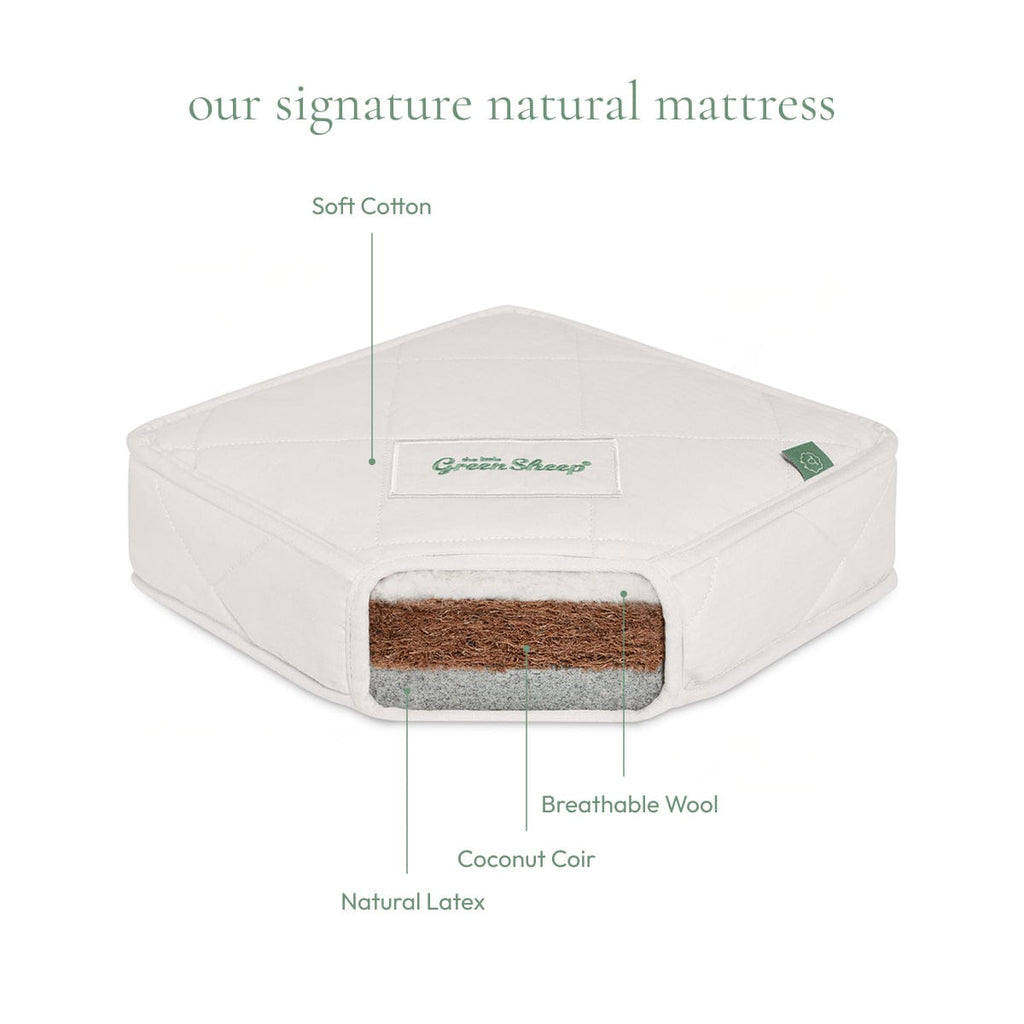 Twist Natural Cot Mattress to fit Stokke Sleepi 68x122cm