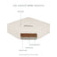 Little Green Sheep Cot Mattress Twist Natural Cot Mattress to fit Stokke Sleepi 68x122cm