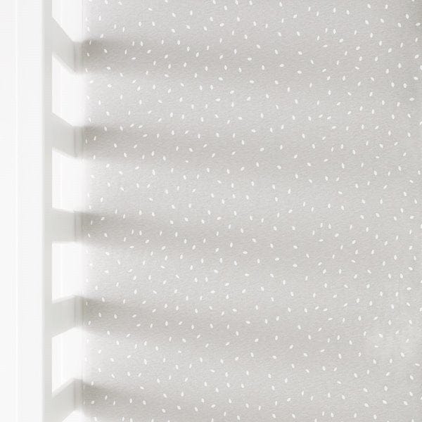 Little Green Sheep Crib fitted sheet Organic Crib Fitted Sheet - Dove Rice