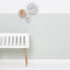 Little Green Sheep Crib fitted sheet Organic Crib Fitted Sheet - Dove Rice