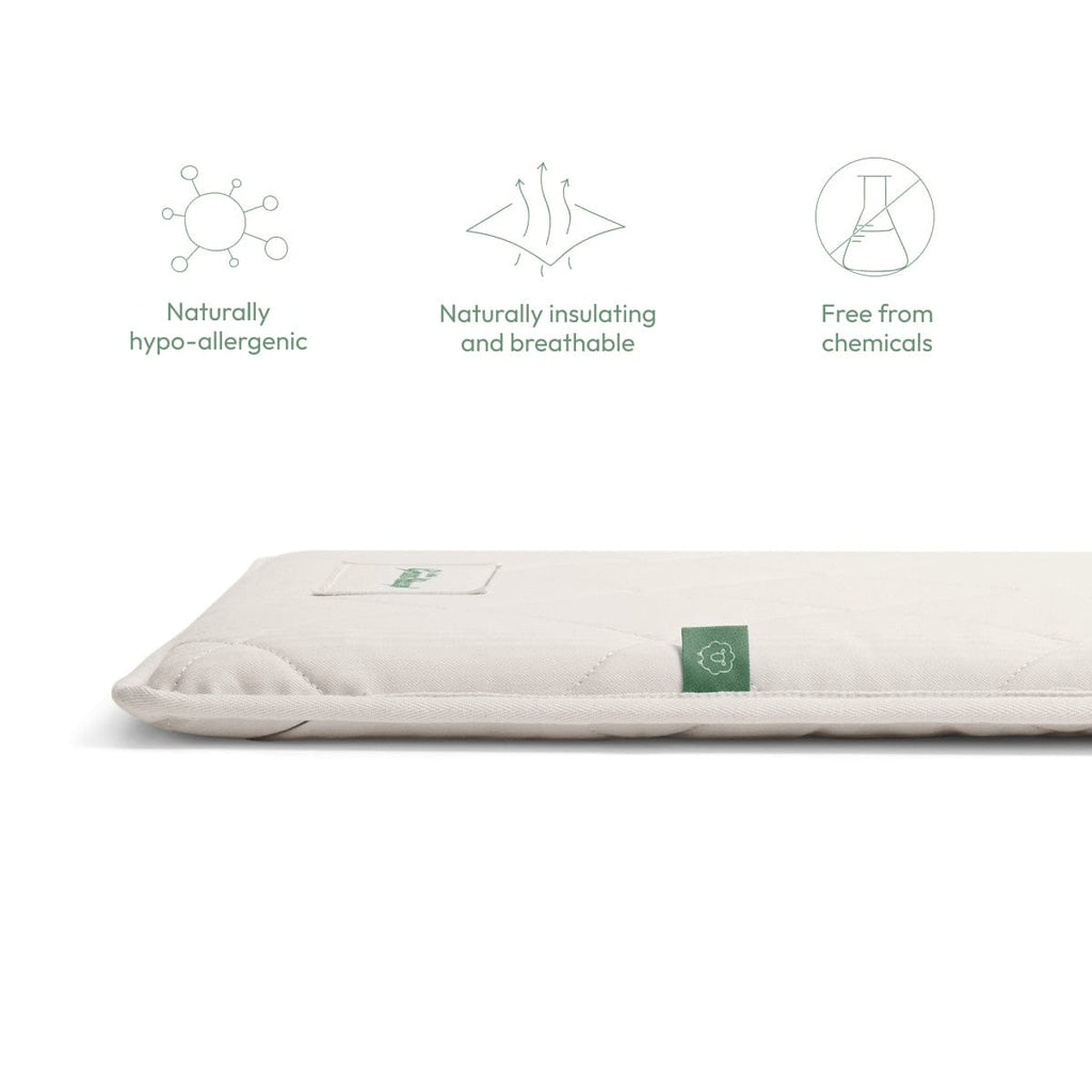Little Green Sheep Crib Mattress Natural Crib Mattress SnuzPod2