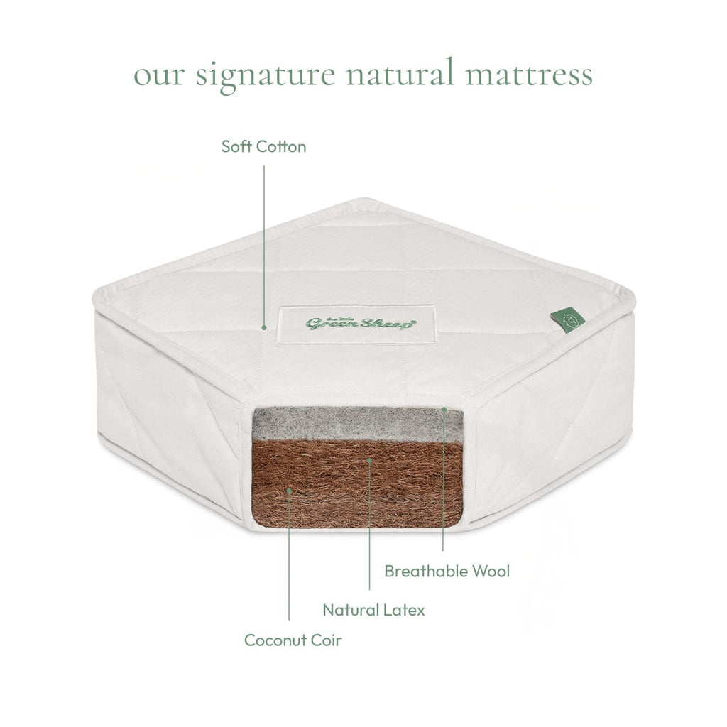 Little Green Sheep Junior Mattress Natural Junior Mattress Single 90x190cm