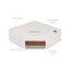Little Green Sheep Junior Mattress Twist Natural Toddler Mattress 70x160cm to fit IKEA