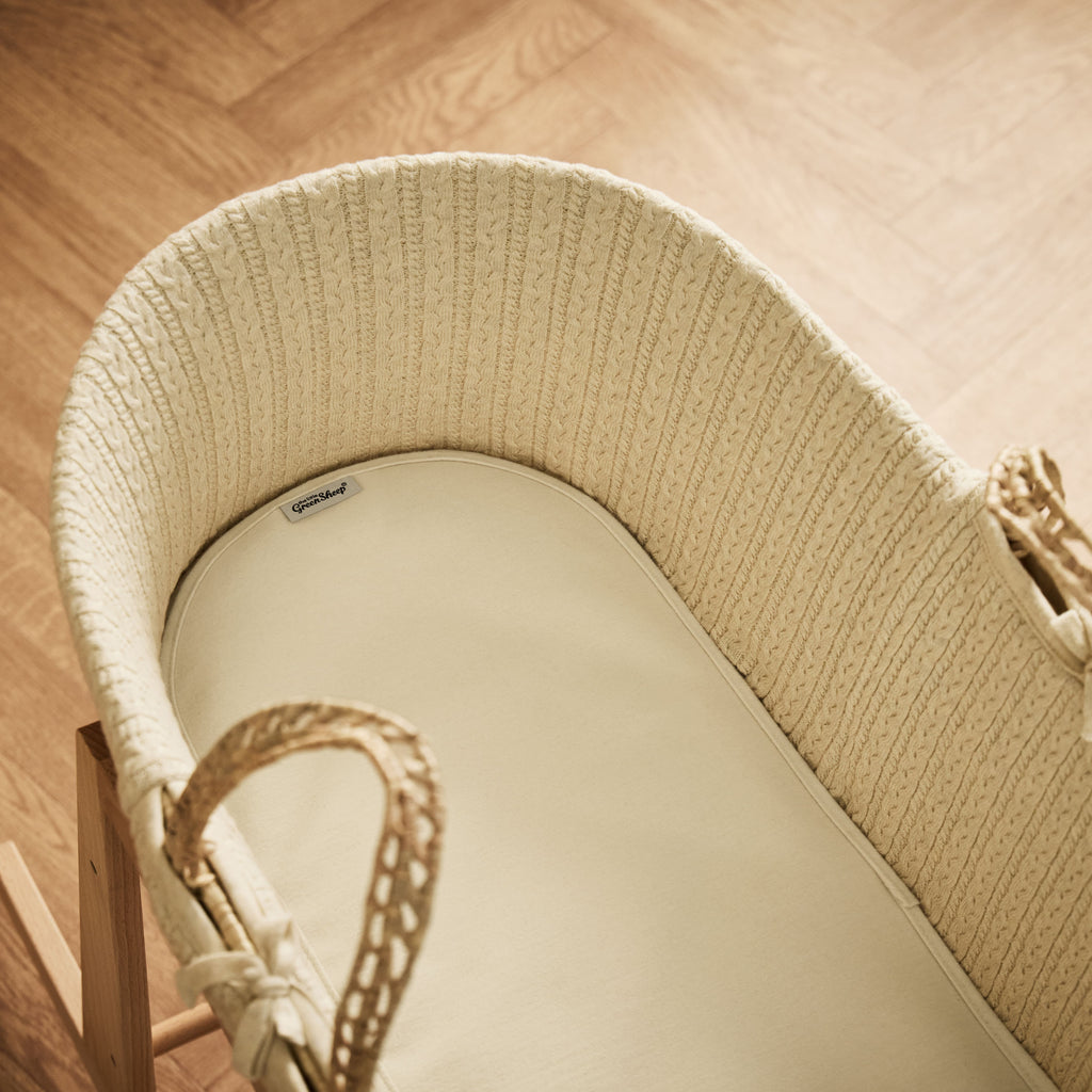 Organic Moses Basket/Pram Mattress Protector