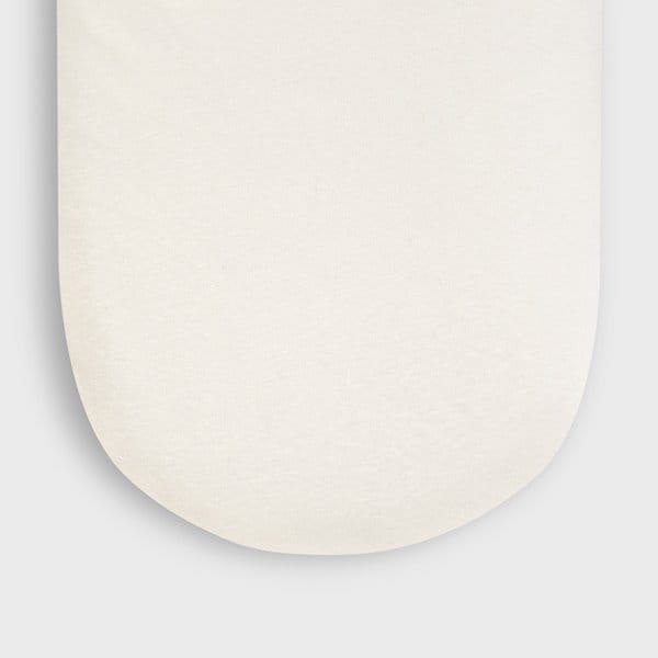 Little Green Sheep Moses Basket Fitted Sheet Organic Moses Basket Fitted Sheet - Linen