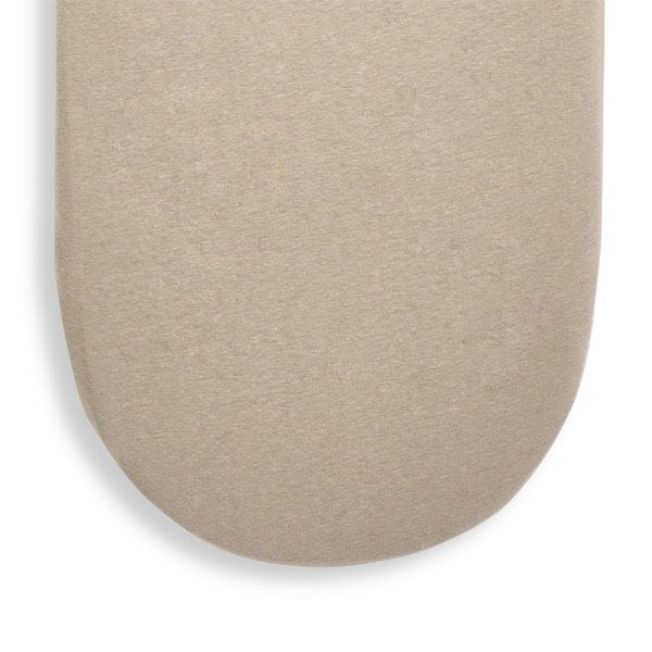 Little Green Sheep Moses Basket Fitted Sheet Organic Moses Basket Fitted Sheet - Truffle
