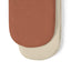 Little Green Sheep Moses Basket Fitted Sheet Organic Moses Basket Fitted Sheets in Terracotta with Linen Rice
