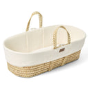 Cotton Muslin Moses Basket & Mattress Ecru