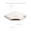 Little Green Sheep Moses Basket Mattress Natural Moses Basket Mattress