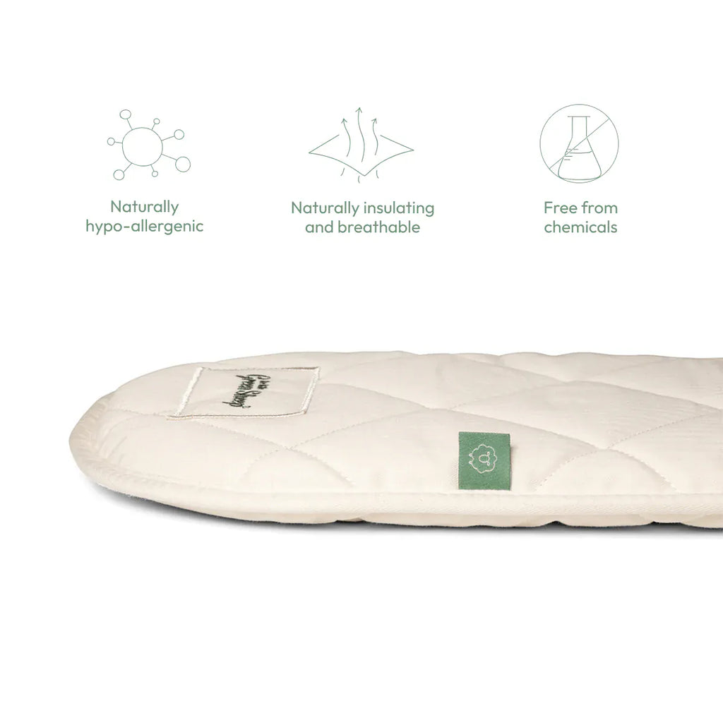 Little Green Sheep Moses Basket Mattress Natural Moses Basket Mattress