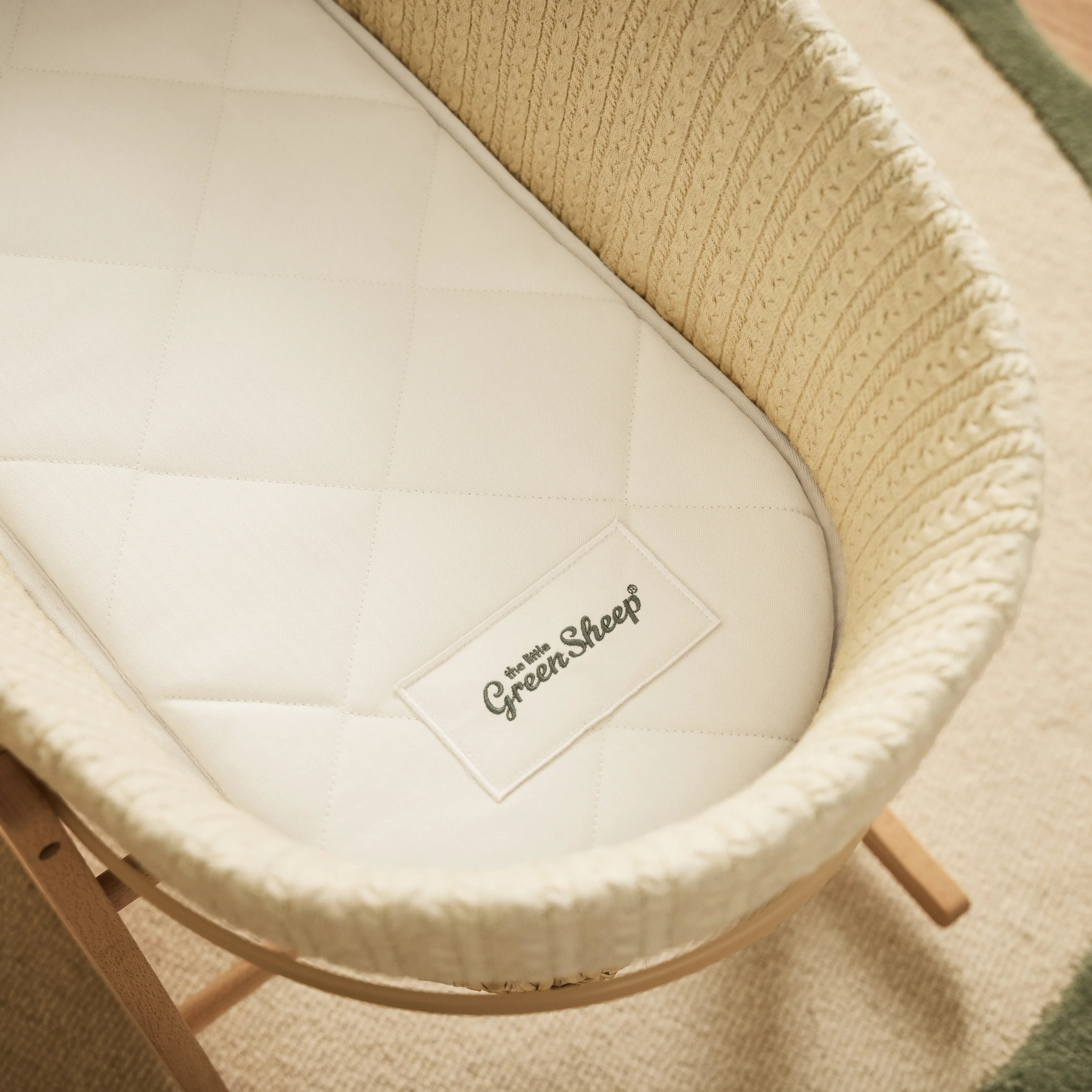 Natural Moses Basket Mattress | The Little Green Sheep & The Little Green Sheep Natural Moses Basket Mattress | The Little Green Sheep & The Little Green Sheep