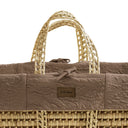 Furrow Knit Moses Basket Replacement Liner - Cocoa